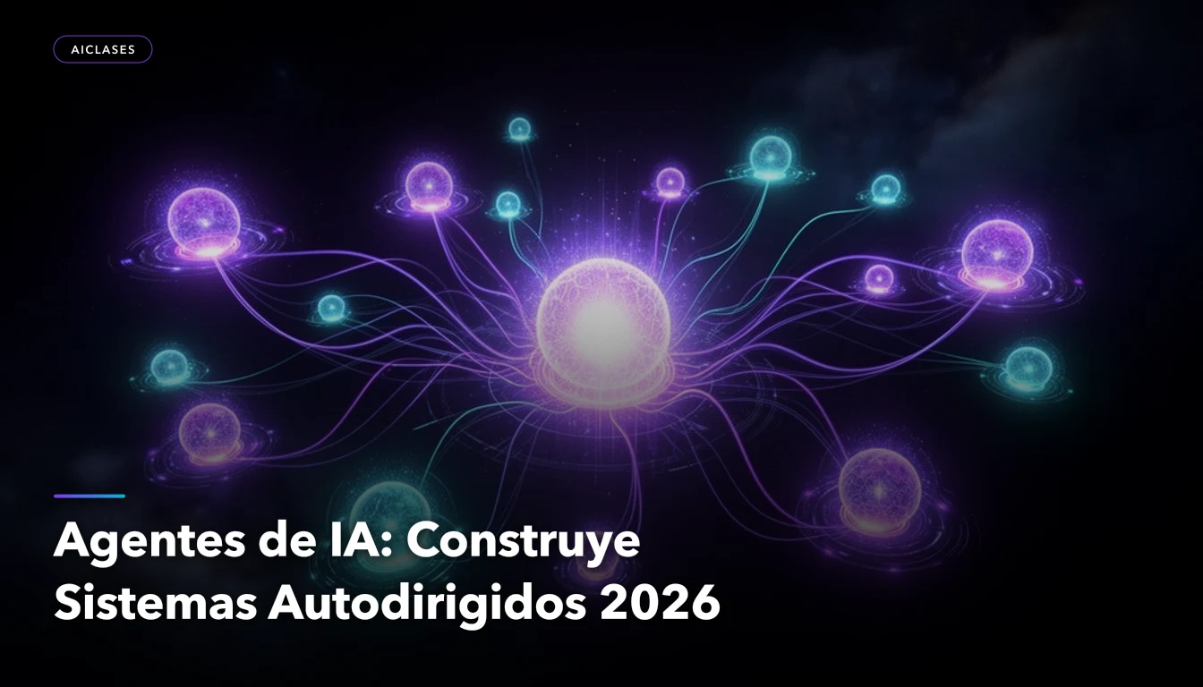 Agentes de IA: Construye Sistemas Autodirigidos 2026