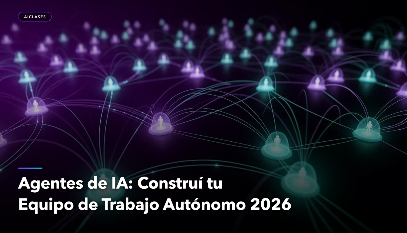 Agentes de IA: Construí tu Equipo de Trabajo Autónomo 2026